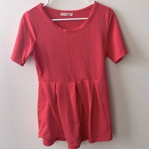 Salmon colored comfortable blouse